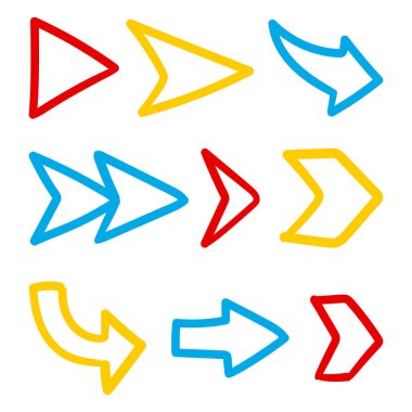 Elle çizilmiş ok kümesi