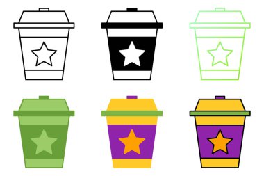 Coffee Cup in flat style isolated