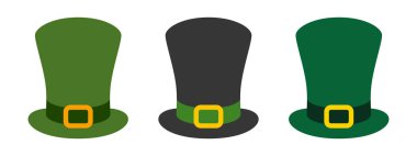 Leprechaun Hat in flat style isolated