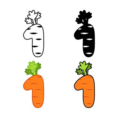 Düz biçimdeki 1 numara izole edildi