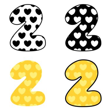 Düz stil 2 numara izole edildi