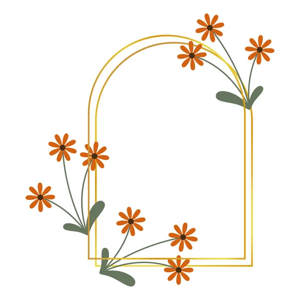 Bloemen Sjablonen Voor Uitnodigingskaarten Bloemenbruiloft Uitnodiging — Stockvector
