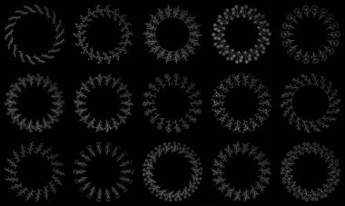 Davetiye kartları için çiçek şablonları. Çiçekli düğün davetiyesi.