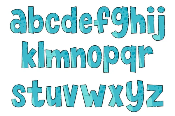 Cartas Piel Dinosaurio Hechas Mano Color Arte Creativo Diseño Tipográfico — Vector de stock
