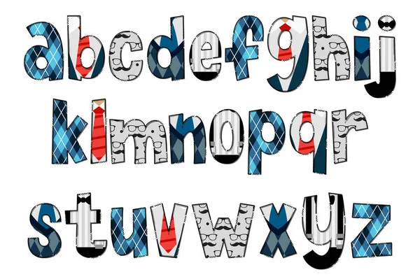 Lettres Artisanales Fête Des Pères Couleur Créatif Art Typographique Design — Image vectorielle