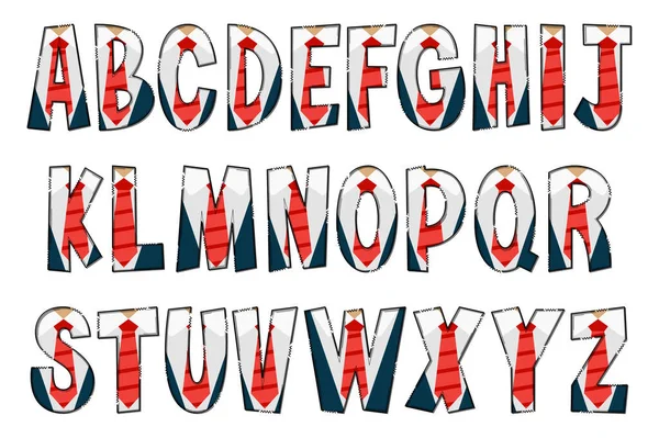 Handcrafted Businessman Letters Couleur Créatif Art Typographique Design — Image vectorielle