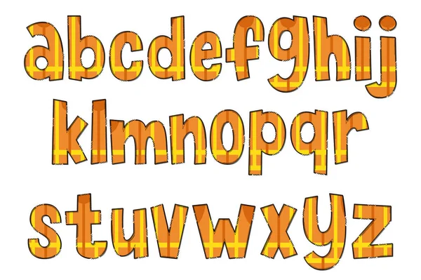 Handgemaakte Safety Vest Letters Kleur Creatieve Kunst Typografisch Ontwerp — Stockvector