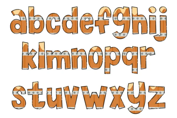 Yapımı Lezzetli Bira Mektupları Renkli Yaratıcı Sanat Tipografik Tasarımı — Stok Vektör