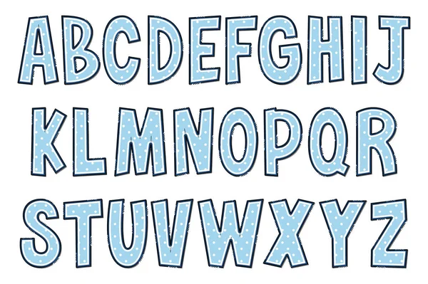 Ręcznie Robione Zimowe Listy Color Creative Art Projektowanie Typograficzne — Wektor stockowy