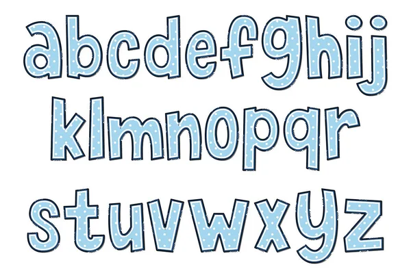 Handcrafted Winter Time Letters Couleur Créatif Art Typographique Design — Image vectorielle