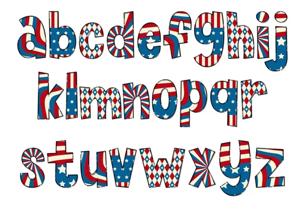Lettere Dell Orgoglio Artigianale America Colore Arte Creativa Design Tipografico Vettoriale Stock