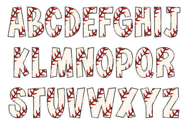 Handgefertigte Sportbälle Buchstaben Farbe Kreative Kunst Typografisches Design — Stockvektor