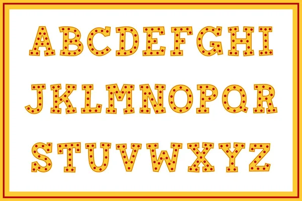 Koleksi Serbaguna Retro Tampilkan Huruf Alfabet Untuk Berbagai Penggunaan - Stok Vektor