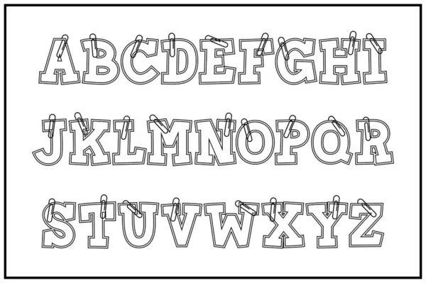 不同用途的字母表字母表字母表 — 图库矢量图片