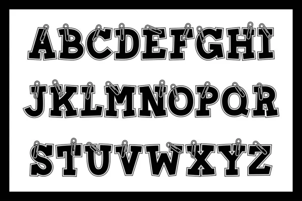 Vielseitige Sammlung Von Papiernotizen Alphabet Buchstaben Für Verschiedene Anwendungen — Stockvektor