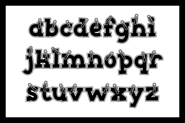 Vielseitige Sammlung Von Papiernotizen Alphabet Buchstaben Für Verschiedene Anwendungen — Stockvektor