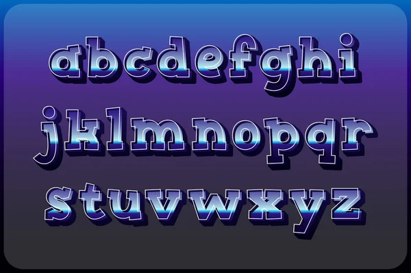 다양한 용도로 사용되는 알파벳 문자의 다목적 컬렉션 — 스톡 벡터