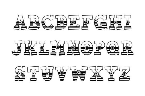 Универсальная Коллекция Алфавитных Писем Эльфов Различного Назначения — стоковый вектор