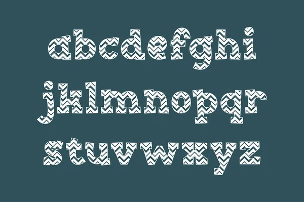 Collection Polyvalente Ornements Alphabet Lettres Pour Diverses Utilisations — Image vectorielle