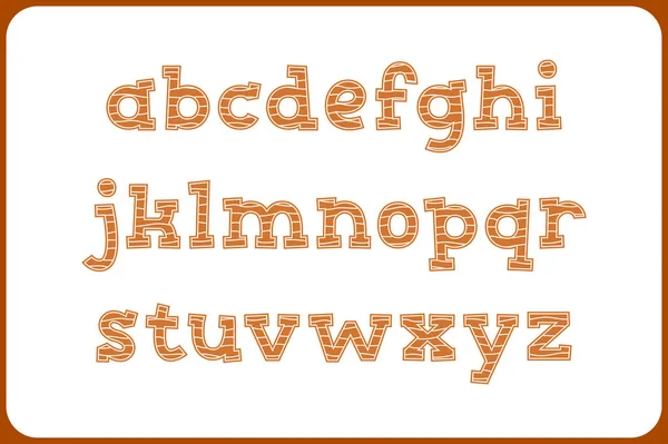 Veelzijdige Verzameling Van Cookie Alfabet Letters Voor Verschillende Toepassingen — Stockvector