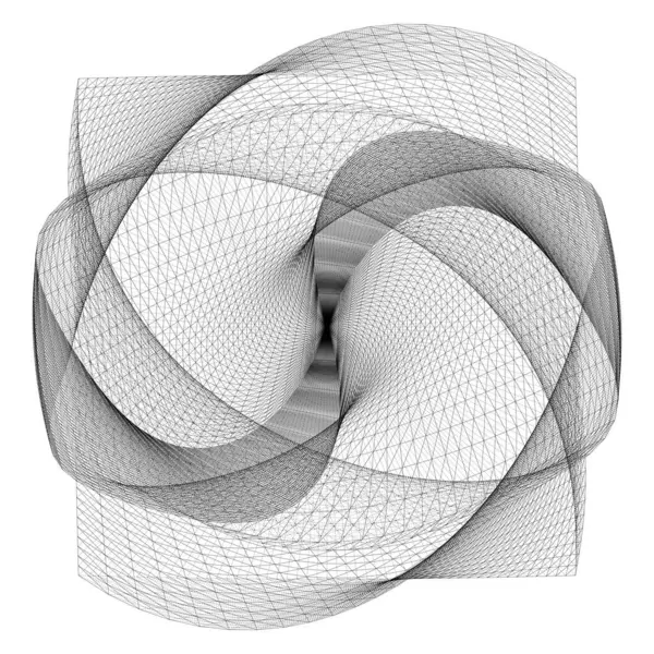 Abstracte Geometrische Vorm Structuur Vector Geometrische Constructie Rooster Voor Ontwerp — Stockvector