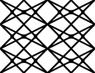 Soyut Yapı Siluet Vektörü. Beyaz Arkaplanda İzole Edilmiş Mimari Yapının Vektör İllüstrasyonu. Kavram - modern mimari ve tasarım.