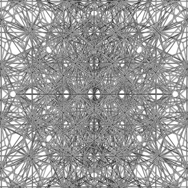 Soyut İnşaat Yapı Vektörü. Beyaz Arkaplanda İzole Edilmiş Mimari Yapı İmajı.