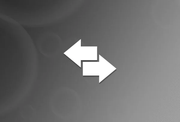 Transfer Symbol Auf Schwarz Weißem Hintergrund Abstrakte Illustration — Stockfoto
