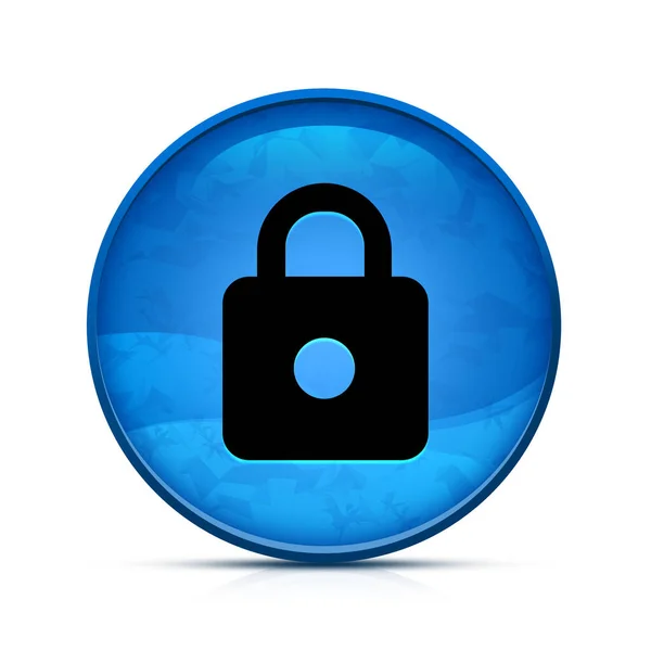 Https Icon Classy Splash Blue Button — Stock Photo, Image