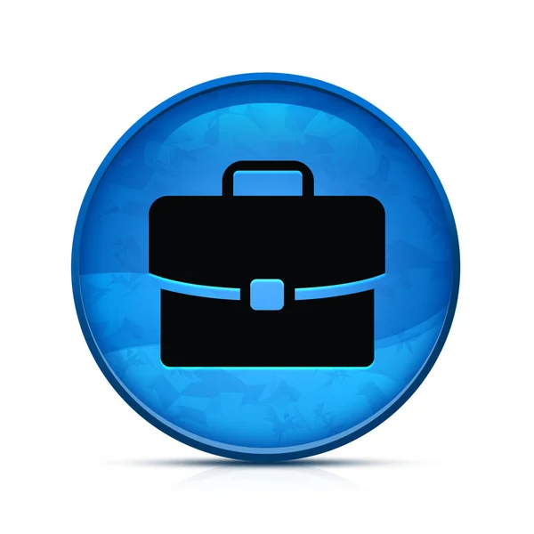 Ikona Doświadczenia Zawodowego Klasycznym Niebieskim Okrągłym Przycisku — Zdjęcie stockowe