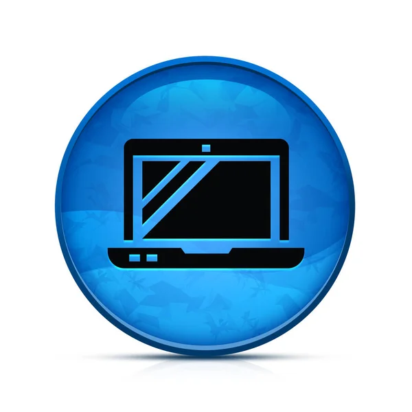 Ikona Umiejętności Technicznych Klasycznym Niebieskim Okrągłym Przycisku — Zdjęcie stockowe
