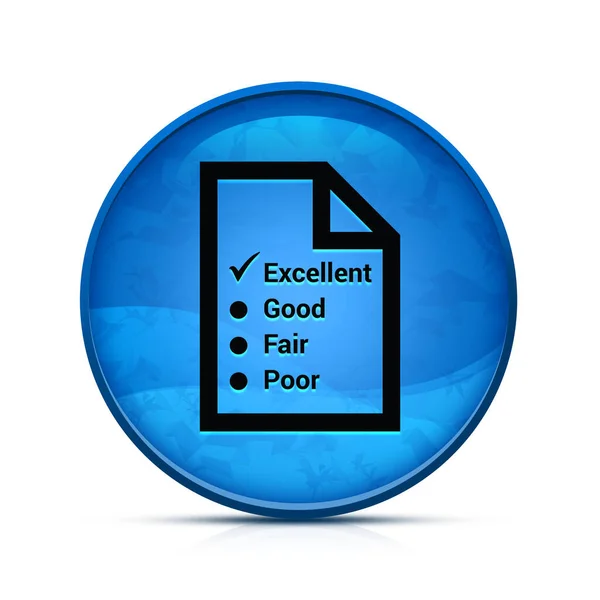 Revey Questionnaire Icon Icon Classy Splash Blue Button — стоковое фото