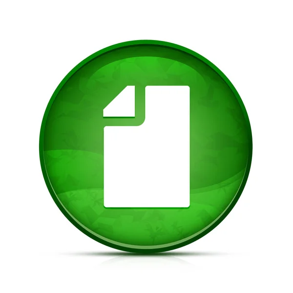 Klas Sıçrama Üzerine Sayfa Simgesi Yeşil Yuvarlak Düğme — Stok fotoğraf