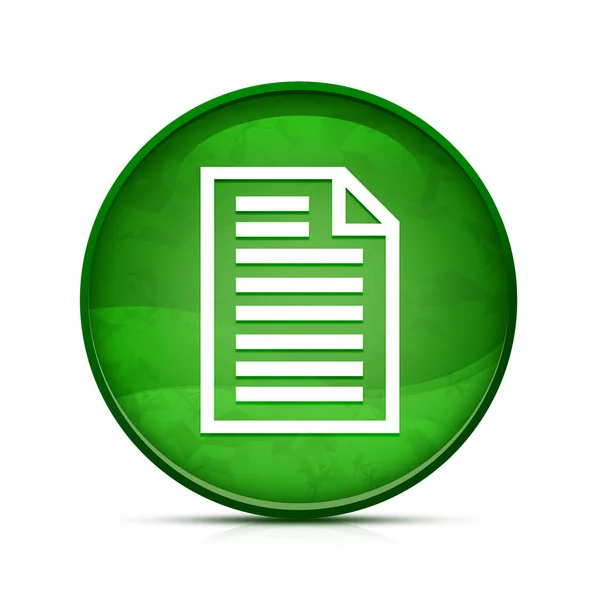 Cytuj Ikonę Strony Klasycznym Zielonym Okrągłym Przycisku — Zdjęcie stockowe