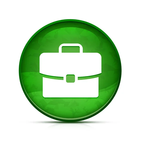 Ikona Doświadczenia Zawodowego Klasycznym Zielonym Okrągłym Przycisku — Zdjęcie stockowe