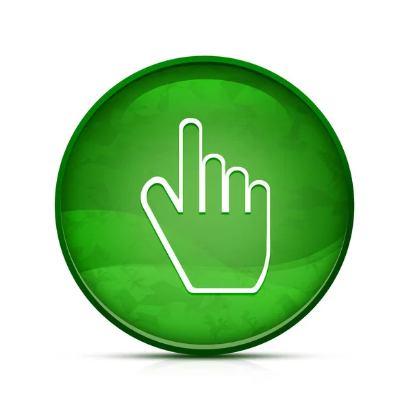 Icono Consejos Elegante Botón Redondo Verde Salpicadura —  Fotos de Stock