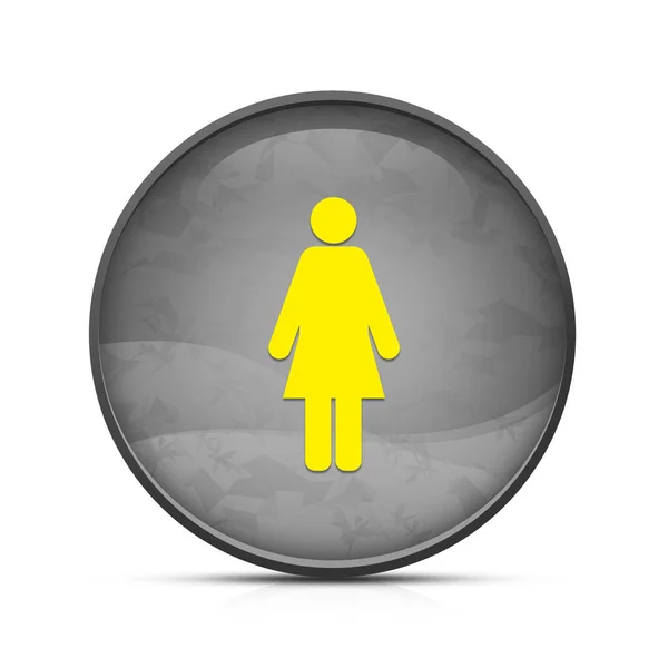 Male Icon Classy Splash Black Button — Stock Photo, Image