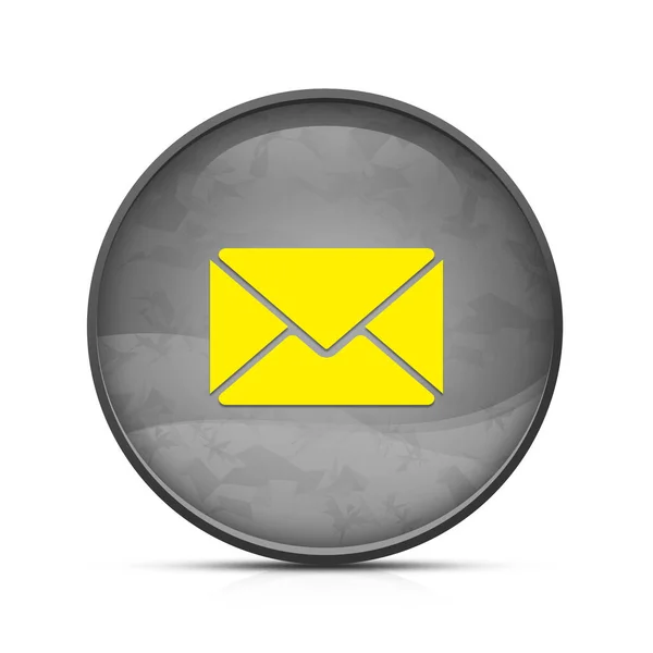 Inbox Icon Classy Splash Black Button — Stock Photo, Image