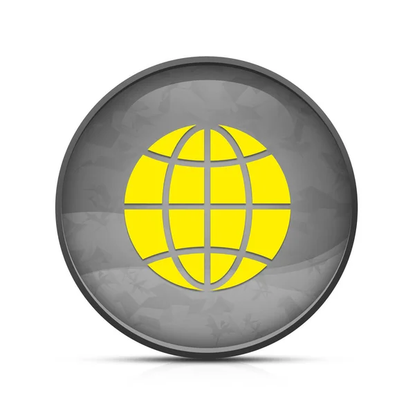 Ikona Strony Internetowej Eleganckim Splash Czarny Okrągły Przycisk — Zdjęcie stockowe