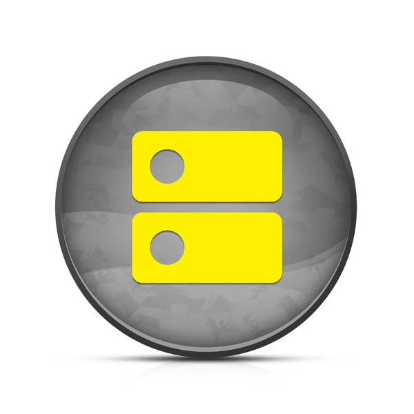 上品なスプラッシュ黒丸ボタンのDnsアイコン — ストック写真