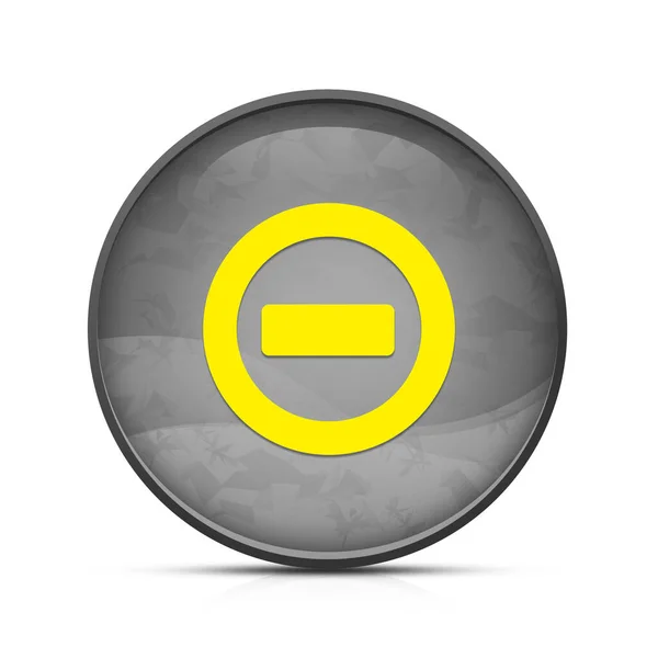 上品なスプラッシュ黒丸ボタンのエラーアイコン — ストック写真
