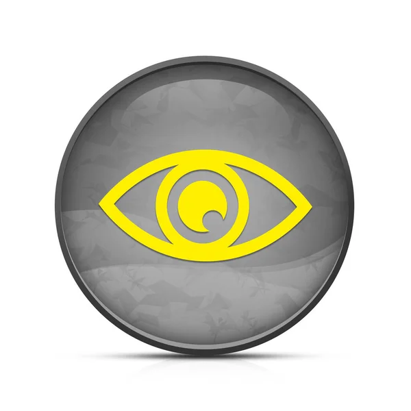 Klas Sıçrama Üzerine Göz Simgesi Siyah Yuvarlak Düğme — Stok fotoğraf