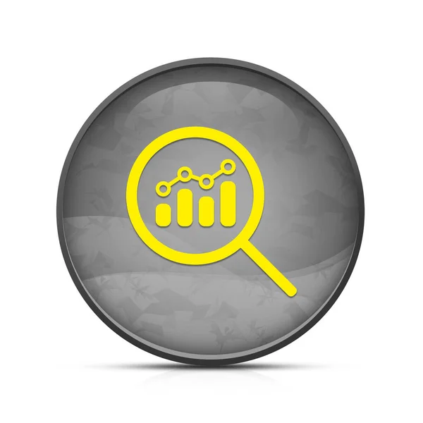Bekijk Financiële Analytics Metrics Onderzoek Pictogram Stijlvolle Splash Zwarte Ronde — Stockfoto