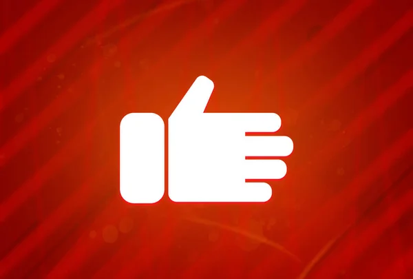 추상적인 빨간색 그라디언트 화려한 일러스트 디자인에 아이콘 — 스톡 사진