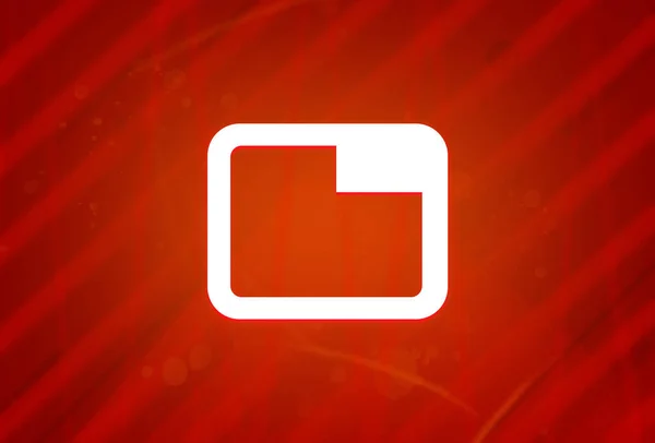 Tab Symbol Isoliert Auf Abstrakten Roten Farbverlauf Vergrößerung Hintergrund Illustration — Stockfoto