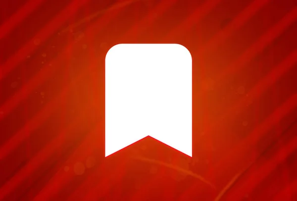 Lesezeichen Symbol Isoliert Auf Abstrakten Roten Farbverlauf Vergrößerung Hintergrund Illustration — Stockfoto