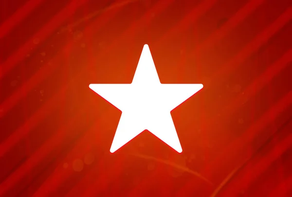 Star Symbol Isoliert Auf Abstrakten Roten Farbverlauf Vergrößerung Hintergrund Illustration — Stockfoto