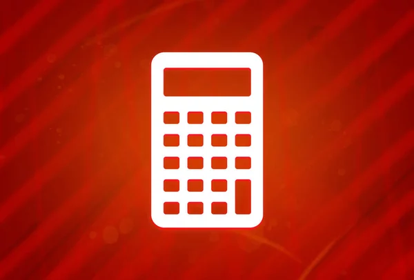 Ikona Kalkulator Izolować Abstrakcyjny Czerwony Gradient Świetność Tło Ilustracja Projekt — Zdjęcie stockowe