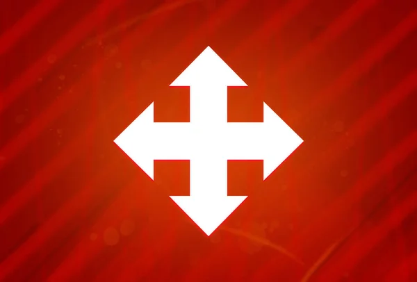 Symbol Isoliert Auf Abstrakten Roten Farbverlauf Vergrößerung Hintergrund Illustration Design — Stockfoto