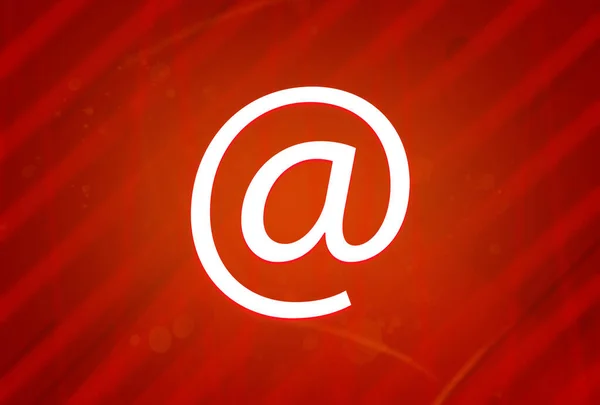 Email Address Icon Isolated Abstract Red Gradient Magnificence Background Illustration — Stock Photo, Image